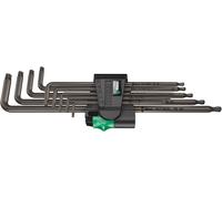 Wera 967/9 TX XL 1 TORX® intérieur Jeu de clés mâles coudées T 8, T 9, T 10, T 15, T 20, T 25, T 27, T 30, T 40 9 pièces