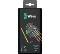 Wera 967 SPKL/9 Jeu de clés mâles coudées TORX® BO Multicolour, BlackLaser, 9 pièces - 05073599001