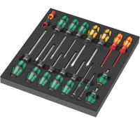 Wera 9710 Insert en mousse 9710 jeu de tournevis 1, 18 pièces - 05150101001