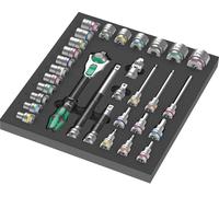 Wera 9722 Garniture mousse 8000 C Zyklop 1/2" cliquet Set 1