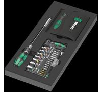 Wera 9750 Insert en mousse jeu Kraftform Kompakt et Tool-Check PLUS 1, 57 pièces - 05150150001