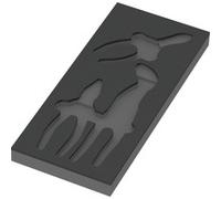 Wera 9880 Insert en mousse pour ensemble de pinces KNIPEX 1, vide, Dépôt