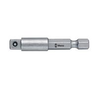 Wera Adaptateur 870/4 six pans d'entraînement 1/4 po. carré d'empreinte 1/4 po. L. 50 Quantité:1