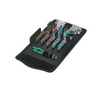 Wera 05057460001 Bit-Set Tournevis Porte-Embout ‚Kraftform Kompakt 100‘, 52 Pièces, Multicolore Taille Unique