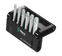Wera Assortiment d'embouts Mini-Check TX 50 mm 6 pièces embouts 50mm long TX en boî Quantité:1