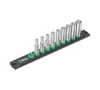 Wera – Jeu de clés à douille A Deep 1/4" 9 pièces 05005410001 Noir