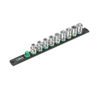 Wera Barre magnétique C 4 Zyklop - Jeu de douilles 1/2" 9 pièces