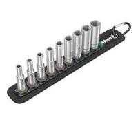 Wera Belt A Deep 1 05004525001 6 pans intérieurs Jeu de douilles 9 pièces 1/4 G