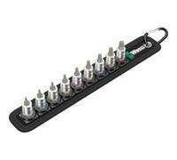 Wera "Belt A3 Torx HF Zyklop Bit Nut Set with holder function, 1/4"" drive, Clés mixtes à cliquet"
