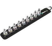 Wera Jeu de douille-embouts Belt B 3 TX HF Zyklop 3/8" fonction de retenue, 9 pièces