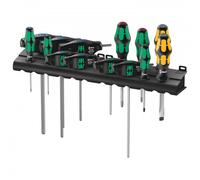 Wera Bicycle Big-Pack 1 Jeu de tournevis 14 pièces hexagonal, TORX, vis à fente, cruciforme Phillips