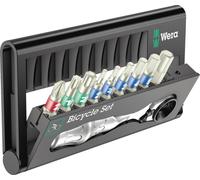 Wera Bicycle Set 9 05004177001 Jeu d'embouts cruciforme Phillips, TORX, 6 pans intérieurs, quatre pans extérieurs