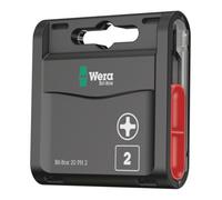 Wera Bit-Box Bit-Box 20 PH 20pces PH 2 L. 25 mm C-6,3 dans une boîte en plastique 20 Quantité:1