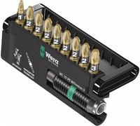 Wera Bit-Check 10 PZ BiTorsion 2 05347153001 Jeu dembouts 10 pièces vis Pozidriv BiTorsion