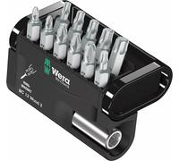 Wera Bit-Check 12 Wood 2 05057422001 Jeu d'embouts 12 pièces vis Pozidriv, cruciforme Phillips, Profil en T intérieur