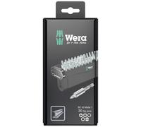 Wera Bit-Check 30 Metal 1 SB 05057440001 Jeu d'embouts 30 pièces cruciforme Phillips, vis Pozidriv, TORX, vis à fente, 6 pan