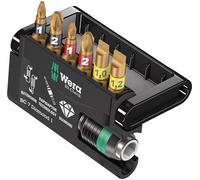 Wera Bit-Check 7 Diamond 1 05057416001 Jeu dembouts 7 pièces vis Pozidriv, cruciforme Phillips, vis à fente BiTorsion
