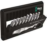 Jeu de 9 embouts de vissage + Mini Cliquet 1/4 WERA