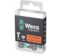 Wera Bit Impaktor 1/4" DIN 3126 C6,3 T20x25mm 10er Pack , 05157624001