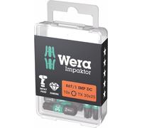 Wera Bit Impaktor 1/4" DIN 3126 C6,3 T30x25mm 10er Pack , 05157626001