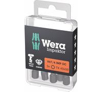 Wera Bit Impaktor 1/4" DIN 3126 E6,3 T40x50mm 5er Pack , 05157667001