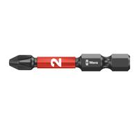 Wera Bit Impaktor PH2 longueur 50mm 6 pans 1/4 pouce diamantés 851 / 4 IMP DC DIN3126-D6,3 - 5057656001