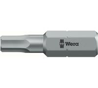 Wera Bit Standard Innensechskant Hex Plus 1/4" | 1/4HEX-INNEN-6KT BIT 25MM 8
