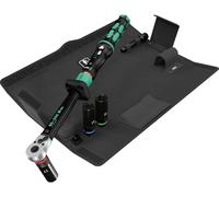 Wera 05075790001 Jeu De 5 Clés Dynamométriques Click-Torque Lock C 3 KFZ Pour Changement De Pneus, Dans Un Étui Avec Cliquet Réversible - 40-200 Nm - 1/2"