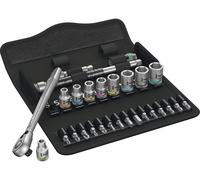 Jeu de clés à douille Wera Zyklop Metal 8100 SA 8 métrique 1/4\ (6.3 mm) 28 pièces 05004018001
