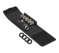 Wera T 1 05134021001 Jeu d'embouts 17 pièces 6 pans intérieurs, vis Pozidriv, cruciforme Phillips,