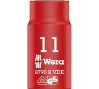 Wera "Douille à cliquet Zyklop VDE, 11mm, 3/8"", Clés mixtes à cliquet"