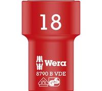 Wera "Douille à cliquet Zyklop VDE, 18mm, 3/8"", Clés mixtes à cliquet"