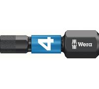 Wera Embout 840/1 IMP DC 5 mm longueur 25 mm 1/4 po. C6,3 Impacteur, DC