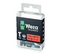 Wera Embout 840/1 IMP DC 5mm L.25mm 1/4 pouce C6,3 Impaktor,DC Boîte de 10 embouts WERA Quantité:1