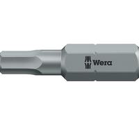 Wera Embout 840/1 Z 1/4 po. 6,0 mm longueur 25 mm dur tenace, HEX-Plus
