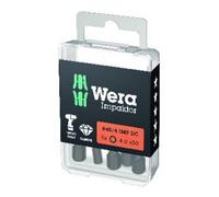 Wera 5x embout 840/4 IMP DC 4 mm longueur 50 mm 1/4" E6,3 Impaktor DC - 5157644001