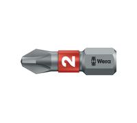 Wera Embout 851/1 BTZ 1/4 po. PH 1 L. 25 mm BiTorsion, dur tenace WERA Quantité:10