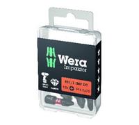 Wera Embout 851/1 IMP DC PH2 longueur 25 mm 1/4 po. C6,3 Impacteur, DC