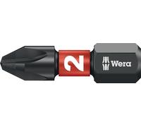 Wera Embout 851/1 IMP DC PH2 longueur 25 mm 1/4 po. C6,3 Impacteur, DC