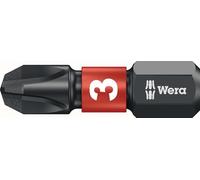 Wera Embout 851/1 IMP DC PH3 longueur 25 mm 1/4 po. C6,3 Impacteur, DC