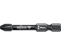 Wera Embout 851/4 IMP DC PH3 longueur 50 mm 1/4 po. E6,3 Impacteur, DC