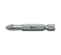 Wera Embout 851/4 TZ 1/4 po. PH 2 L. 50 mm zone de torsion, dur tenace carte avec 2 e Quantité:10