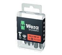 Wera 5x Bit 855/4 IMP DC PZD3 longueur 50 mm 1/4" E6,3 Impaktor DC - 5157662001