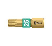 Wera Embout 867/1 BDC 1/4 po. T 10 longueur 25 mm BiTorsion, diamanté
