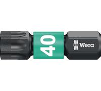 Wera Embout 867/1 IMP DC T40 longueur 25 mm 1/4 po. C6,3 Impacteur, DC