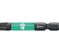Wera Embout 867/4 IMP DC T40 longueur 50 mm 1/4 po. E6,3 Impacteur, DC