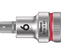 Wera 05003035001 8740 B HF Douille-embout Zyklop, Rouge