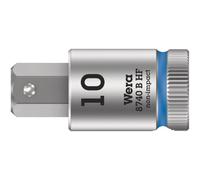 WERA Embout de tournevis 3/8' à six pans creux avec fonction de retenue 6x35mm, Longueur:38,5 mm, Longueur totale:nv, Largeur de clé:10 mm, Entraînement:nv