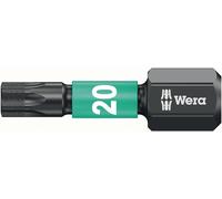 Wera Embout IMPAKTOR DC T20 longueur 25 mm 1/4 po. C6,3 Impacteur, DC