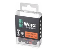 Wera Embout Wera Impaktor pour Phillips, 1/4 pouce C 6,3 set, taille de l'empreinte cruciforme : 3 Quantité:10